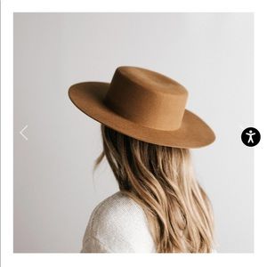 Gigi Pip Dahlia Boater Hat